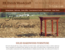 Tablet Screenshot of padutchwoodcraft.com
